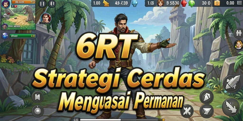Tangkapan layar gameplay 6RT dengan strategi yang mendebarkan.