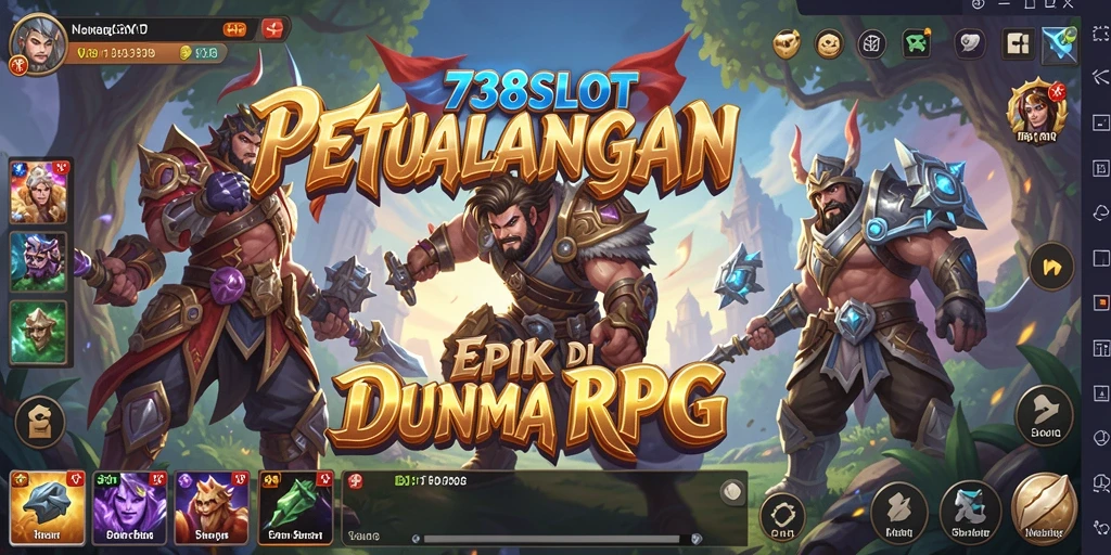 Tampilan gameplay seru dan menantang di 738SLOT.