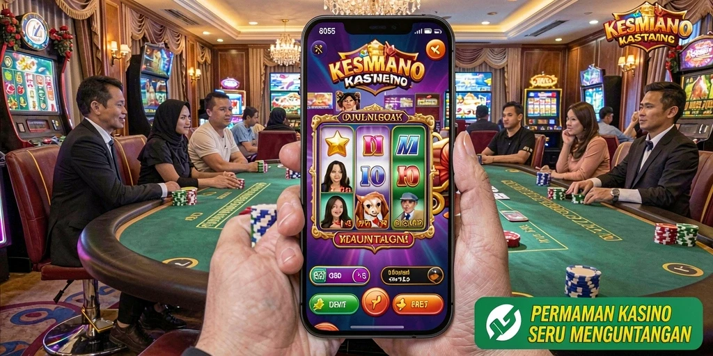 Screenshot gameplay Kasino dari 8055 yang menunjukkan keseruan permainan.