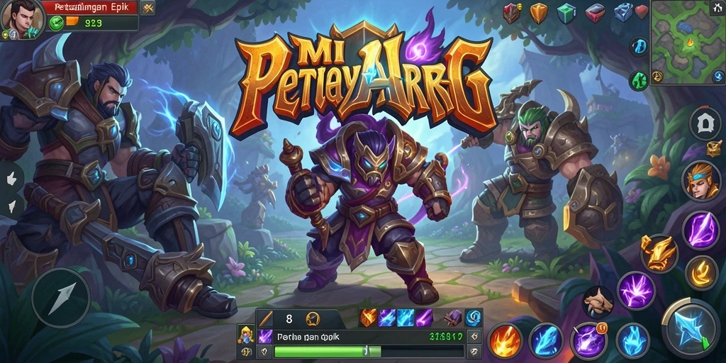 Gameplay seru dengan aksi pertempuran yang mendebarkan.