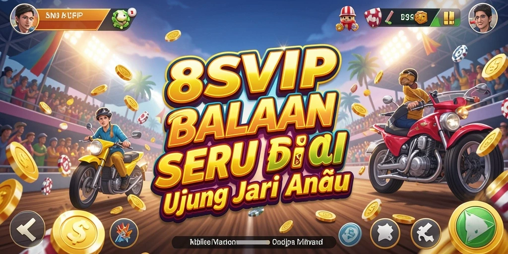 Screenshot menunjukkan balapan mendebarkan di lintasan yang menakjubkan.