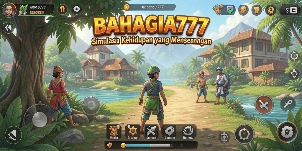 Tampilan gameplay BAHAGIA777 yang penuh warna dan menarik.
