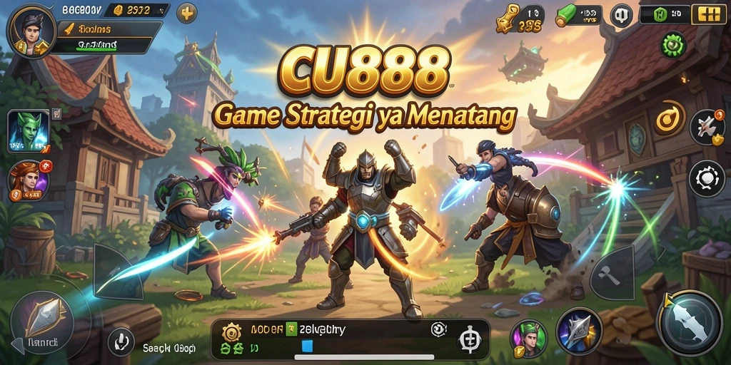 Tampilan gameplay menarik dari CU888 yang penuh strategi.