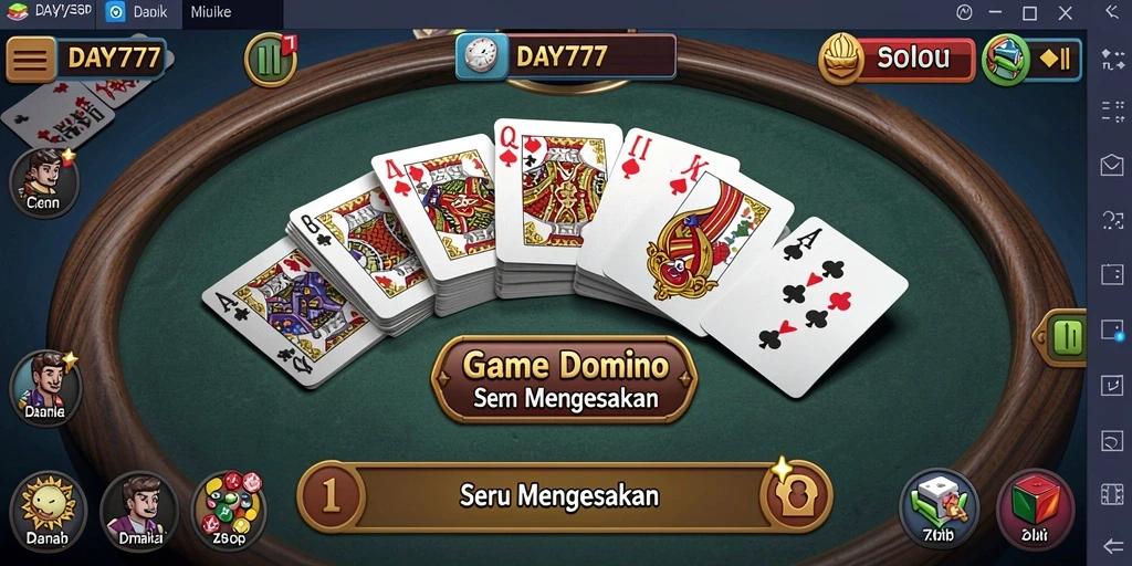 Gameplay seru dan interaktif dalam game Domino DAY777.