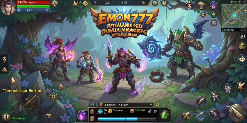 Tampilan seru dari gameplay EMON777 yang penuh petualangan.