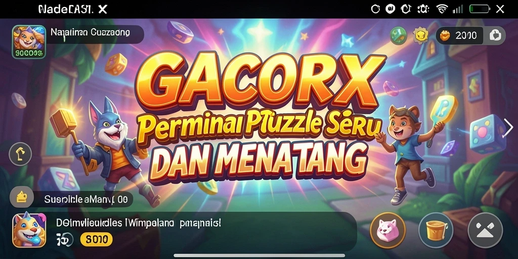 Tampilan menarik dari gameplay GACORX yang menantang.