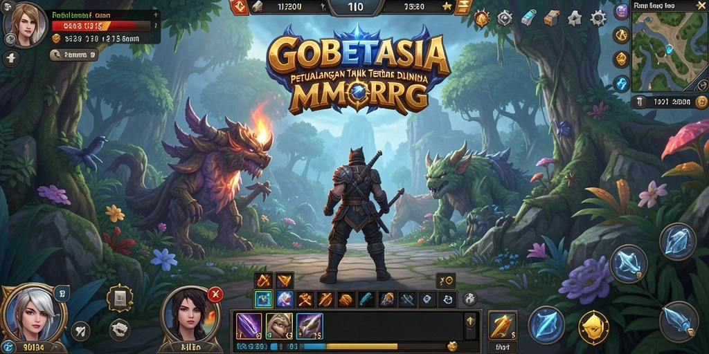 Tampilan gameplay GOBETASIA dengan aksi yang mendebarkan.