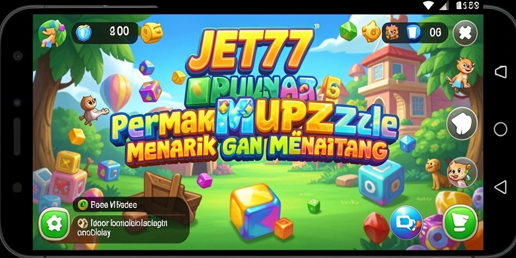 Tampilan gameplay menantang dan menarik dari JET77.