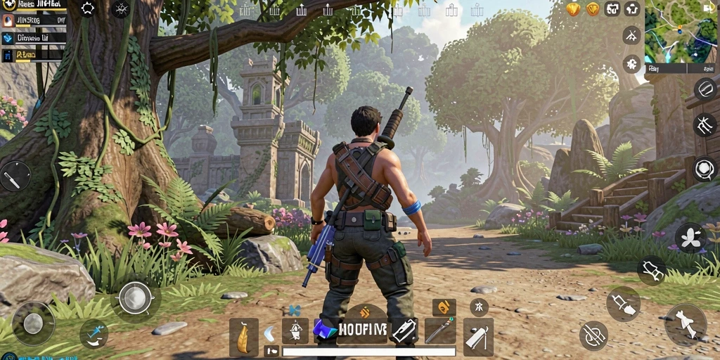 Tampilan gameplay JIN33 yang mendebarkan di dunia terbuka.