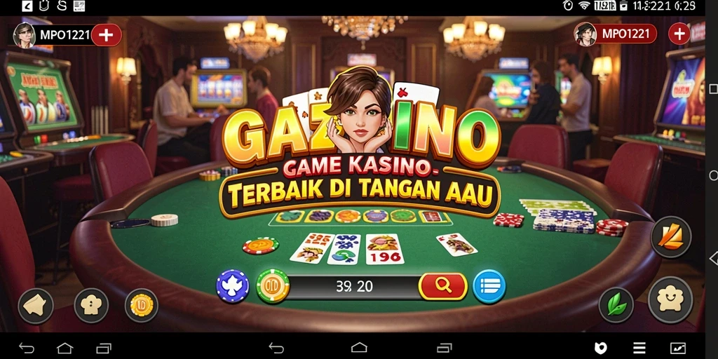 Tampilan antarmuka MPO1221 yang menarik dan gameplay dinamis.
