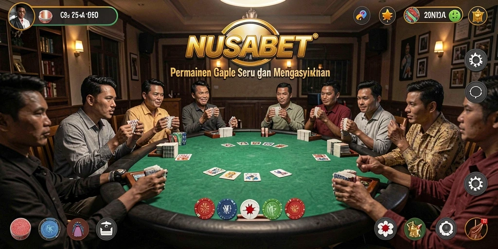 Tampilan gameplay NUSABET yang seru dan menantang.