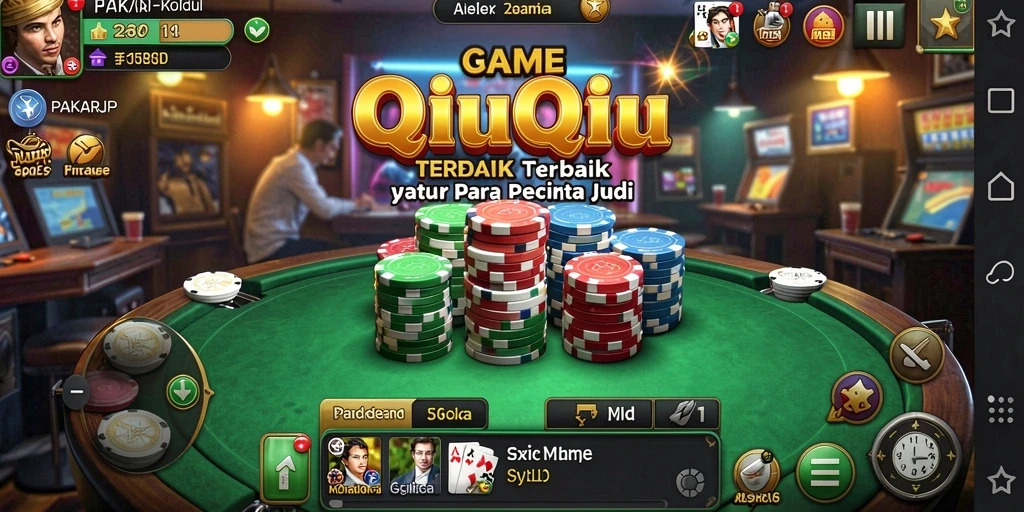 Tampilan gameplay seru dalam PAKARJP QiuQiu.