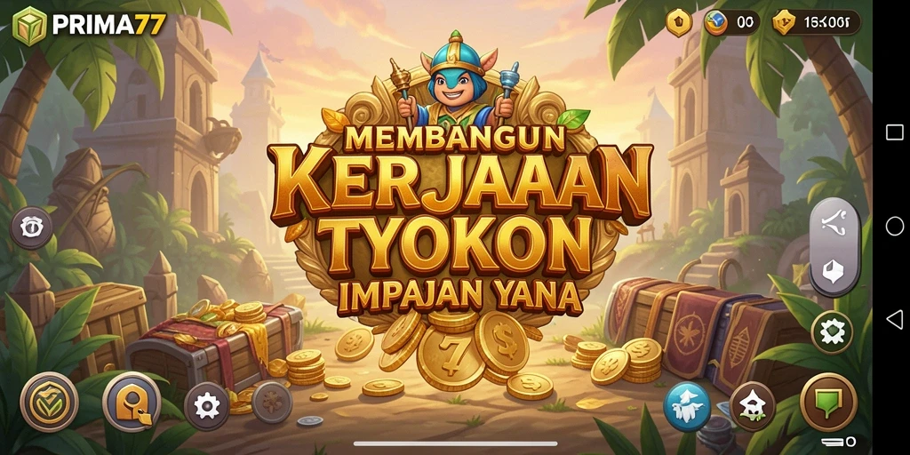 Gameplay seru PRIMA77 dengan berbagai pilihan bisnis.