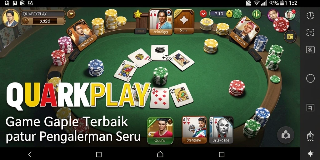 Screenshot gameplay QUARKPLAY yang seru dan menantang di Gaple.
