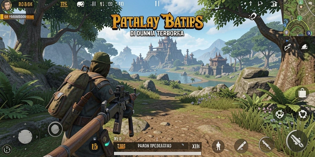 Tangkapan layar menampilkan gameplay seru dalam dunia terbuka.