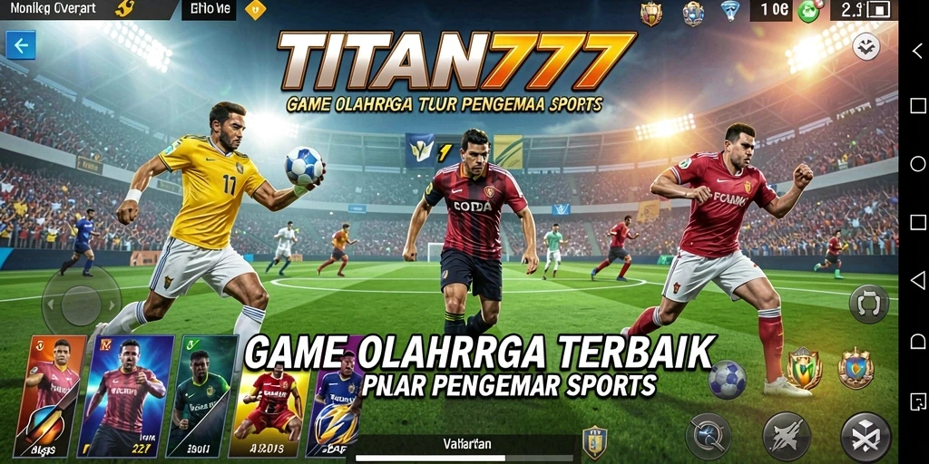 Tampilan gameplay menegangkan dalam TITAN777 yang mengasyikkan.