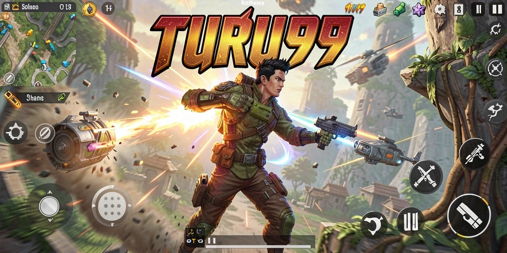 Tampilan memukau dari gameplay TURU99 dengan aksi yang intens.