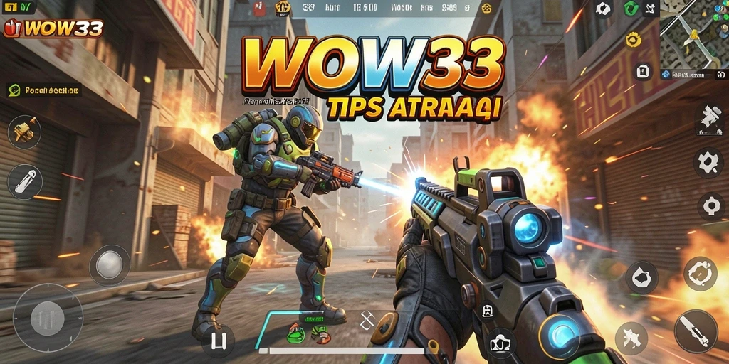 Tampilan gameplay WOW33 yang mendebarkan saat pertempuran antar pemain.